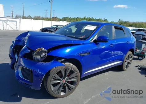 2017 Jaguar F-Pace First Edition z USA, uszkodzony, nr VIN SADCP2BV2HA053063